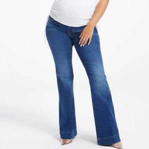 Good American Maternity Good Flare Trouser Jeans 10